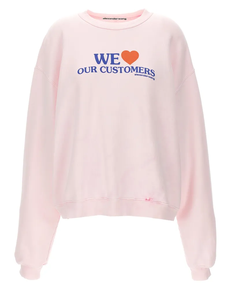 Alexander Wang Wir lieben das Sweatshirt unserer Kunden Pink