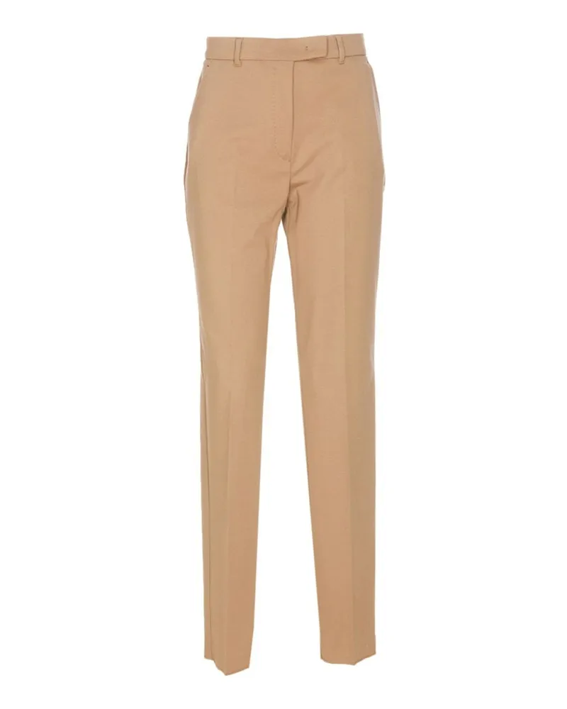 Max Mara Studio Ananas Slip Hosen Brown