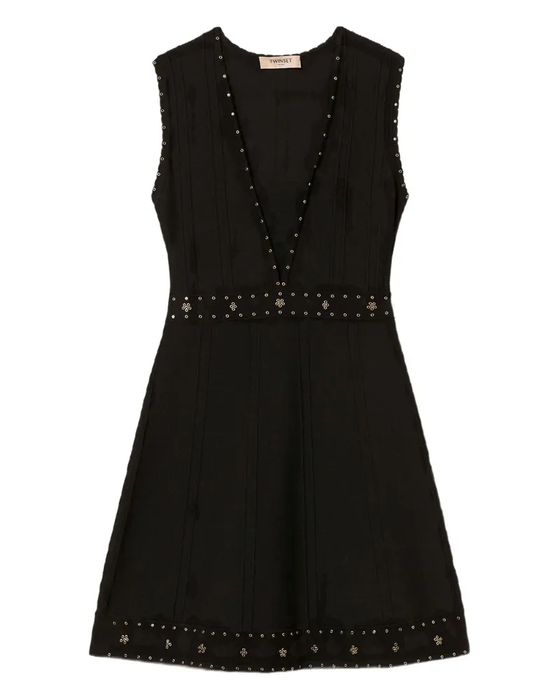 Twin-Set Doppelte Kleider schwarz Black