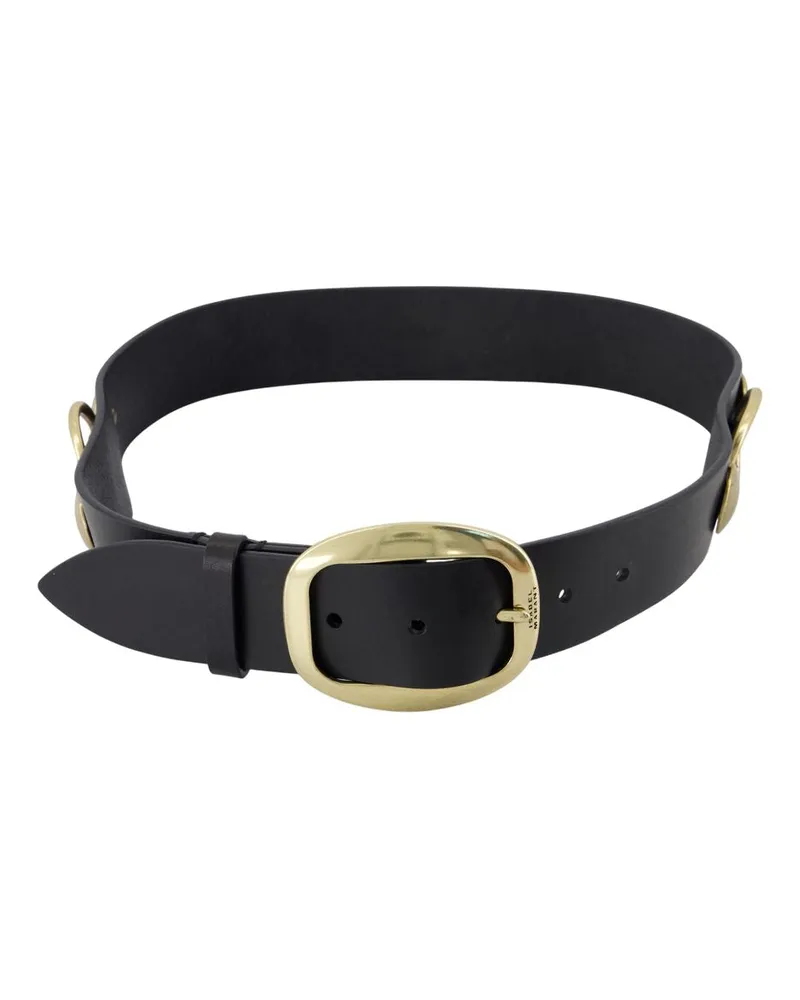 Isabel Marant Dara Gz Belt  Leder schwarz Black
