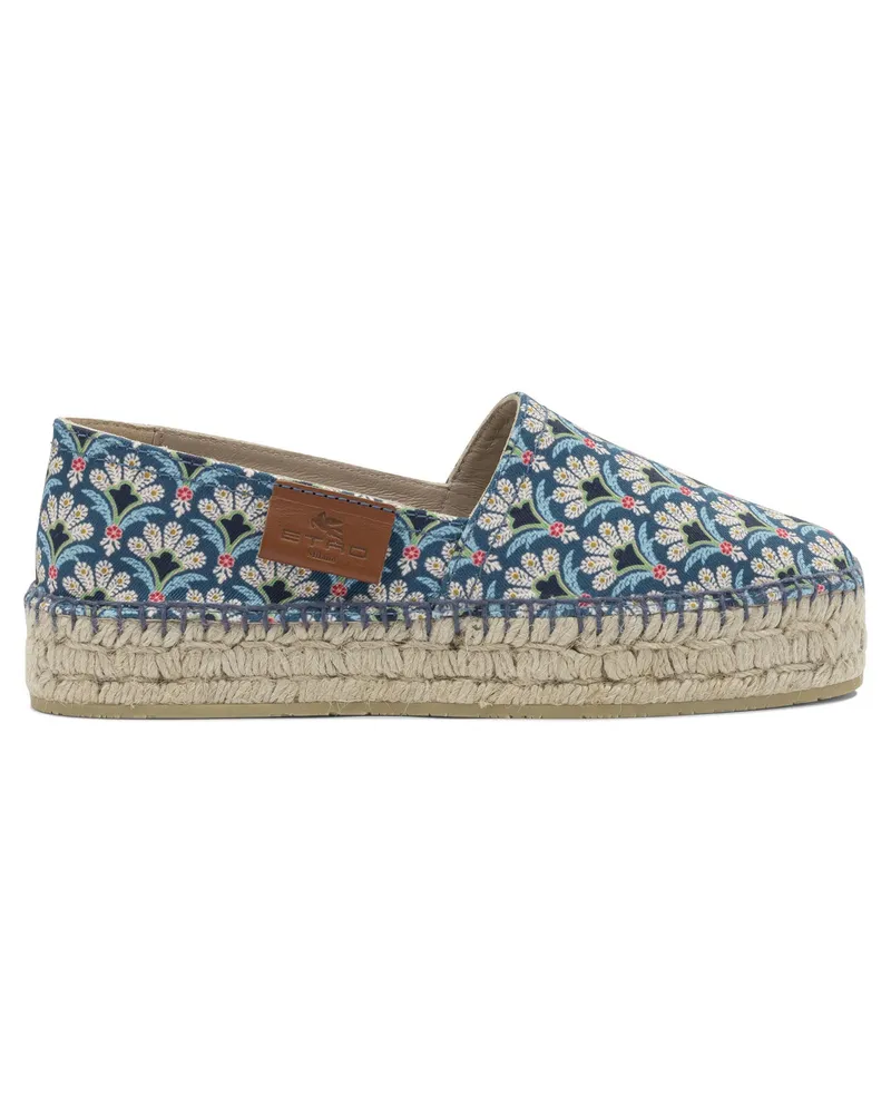 Etro Espadrilles aus Baumwolle von Blue