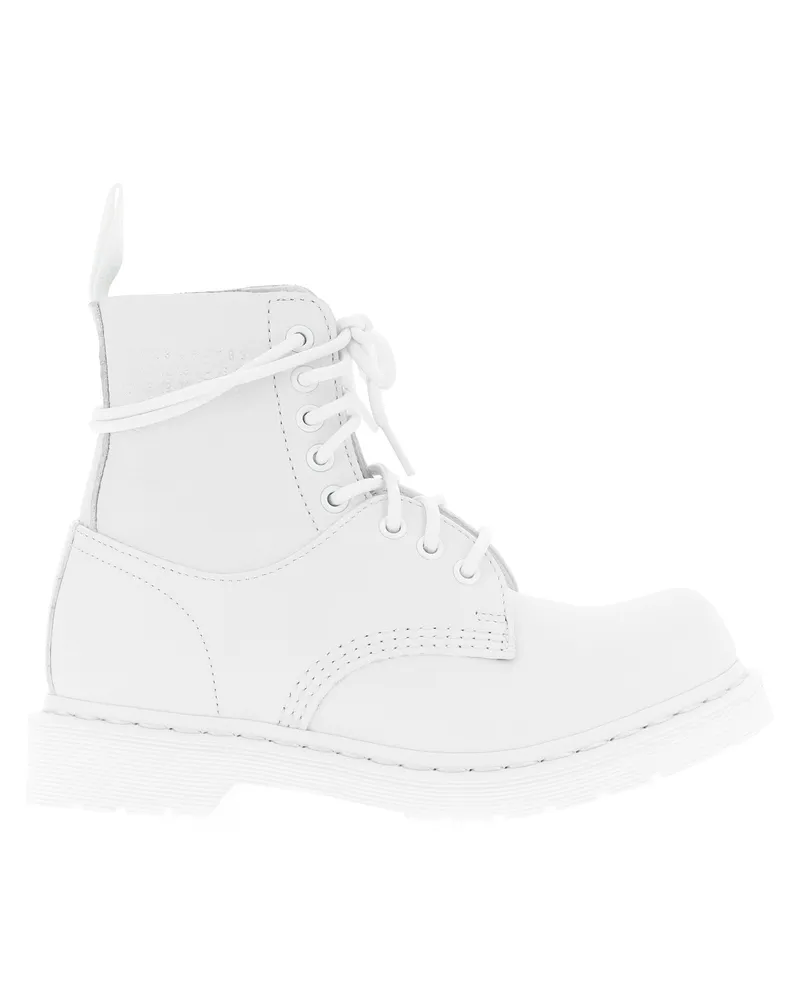 Maison Margiela 1460 Twist MM6' MM6 x Dr.Martens Amphibian White