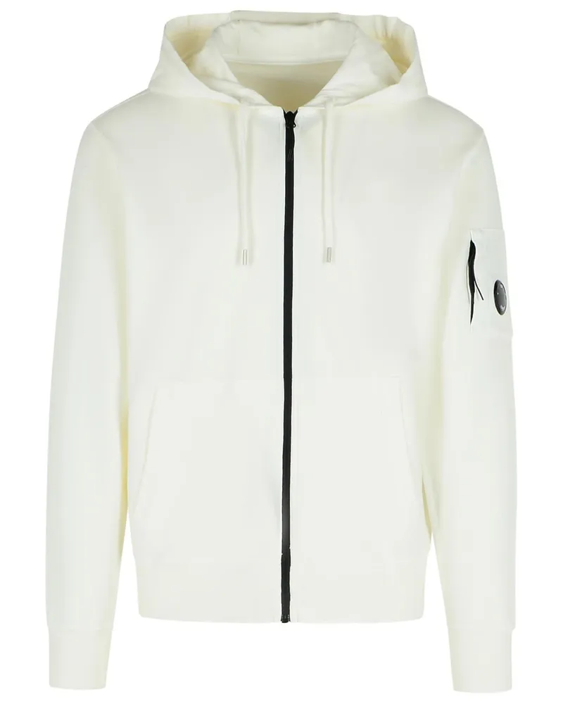 C.P. Company C.P. Firma White Cotton Sweatshirt White