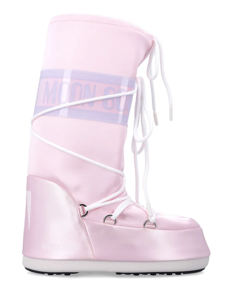 Moon Boot Flache Schuhe Rosa Pink