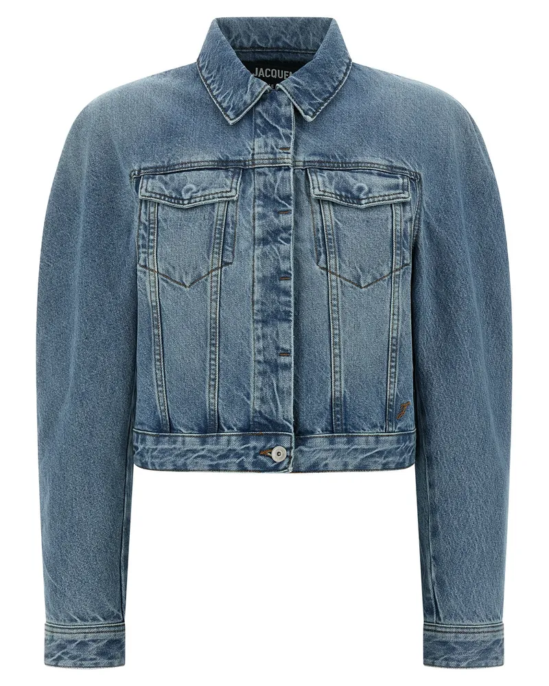 Jacquemus La Veste de Nimes Ovalo' Jacke Light