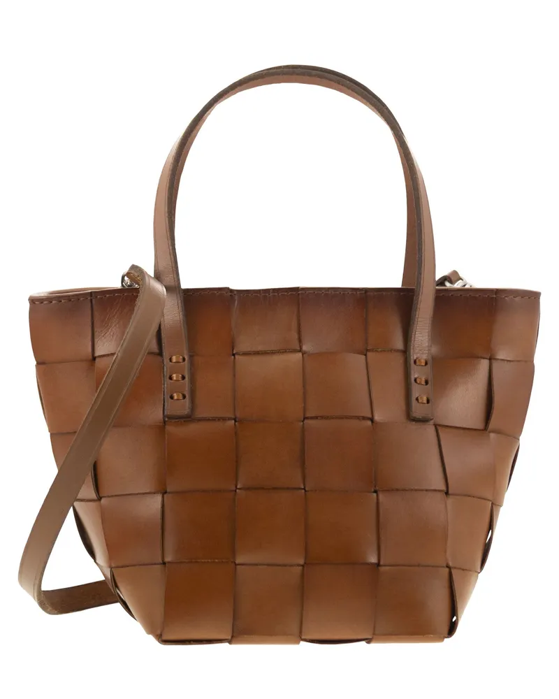 Dragon Japan Mini gewebte Ledertasche Leather