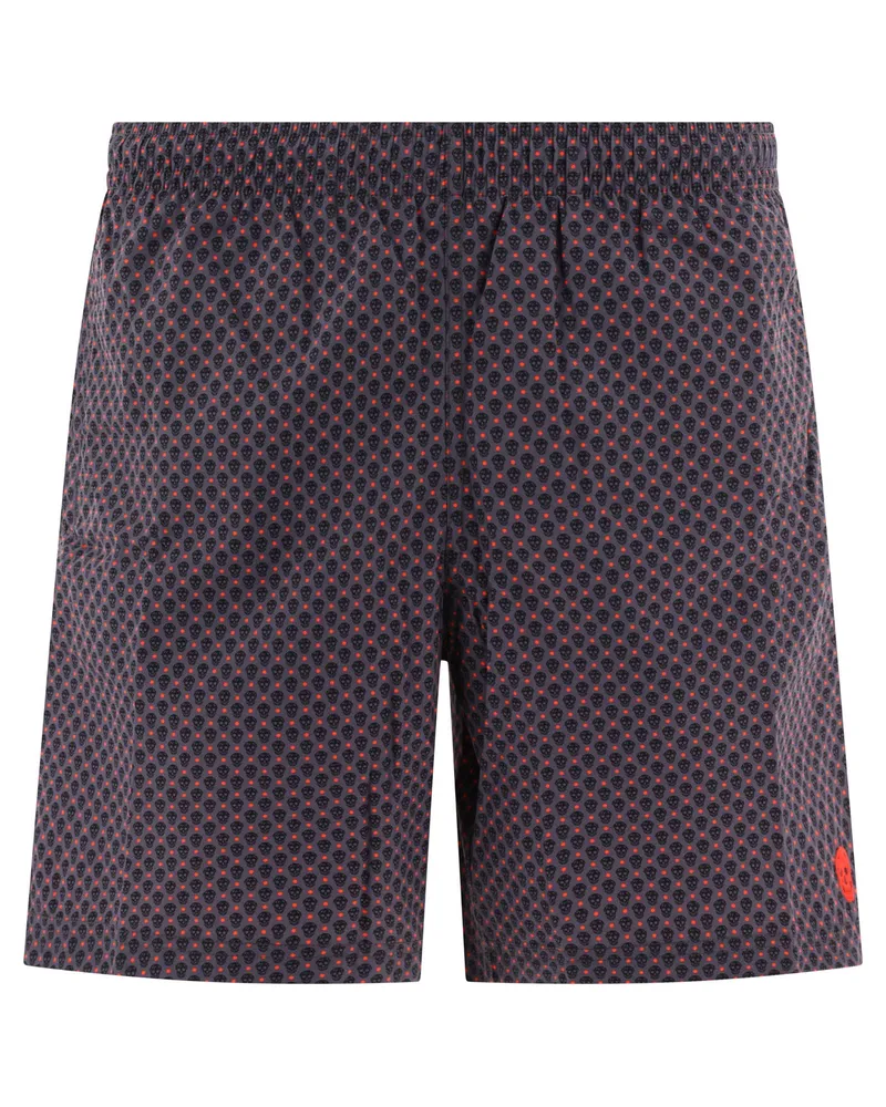 Alexander McQueen Alexander MC Queen Skull Dots schwimmen Shorts Grau