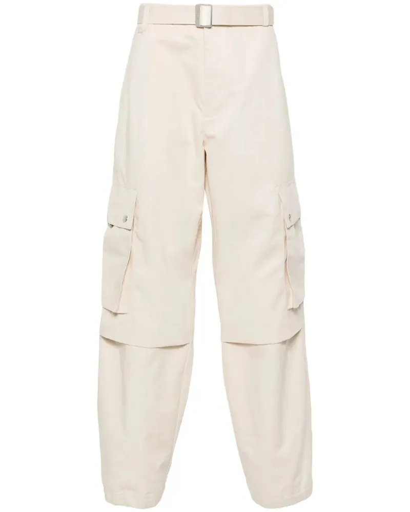 Jacquemus Le Cargo Straight Hosen Beige