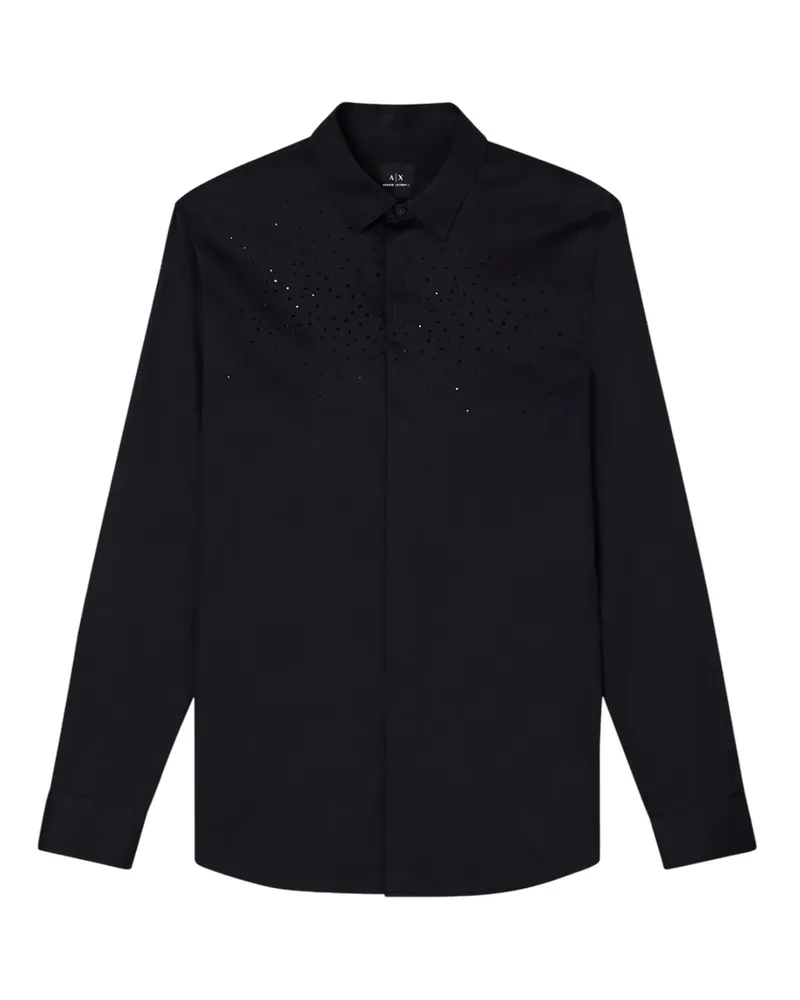 Armani Exchange Shirts schwarz Black
