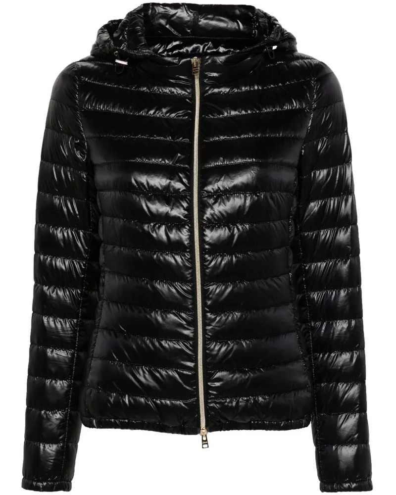 Herno Nylon Short Down Jacke Black