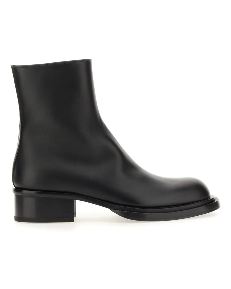 Alexander McQueen Alexander Mc Queen Kubanischer Stapel Boot Black