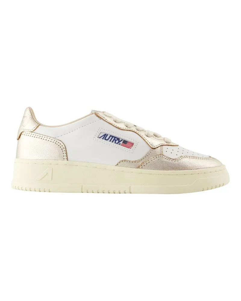 AUTRY Medaillengewinner Turnschuhe  Leder Weiß White