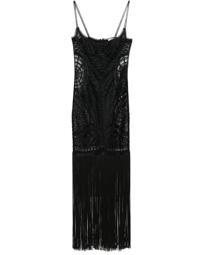ATTICO Das Attico Midi -Kleid mit Stickerei 100