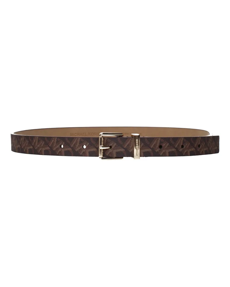 Michael Kors Damens Brauner Stoffgürtel -