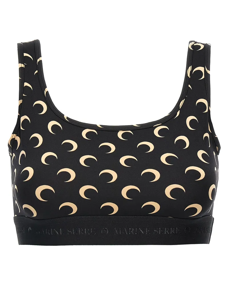 Marine Serre Sportliches Oberteil „Moon“ von Black