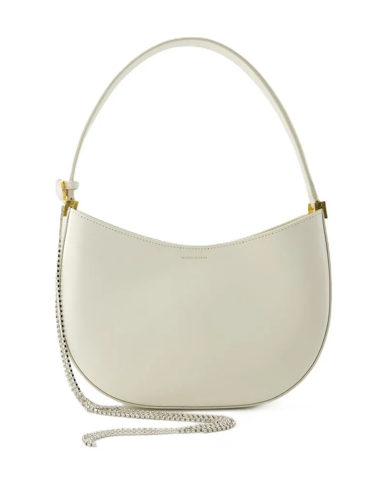Magda Butrym Mittel Vesna Hobo Bag  Ledercreme Weiß