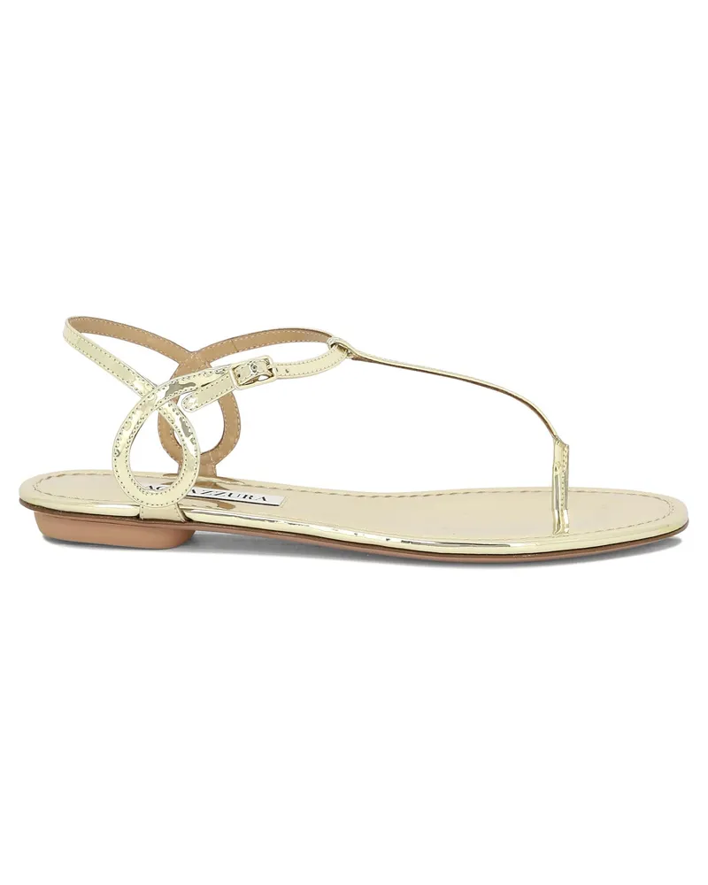 Aquazzura Almost Bare“ Sandalen Gold