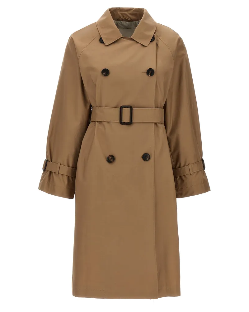 Max Mara Max Mara der Würfel 'Ctrench' Trench Coat Brown