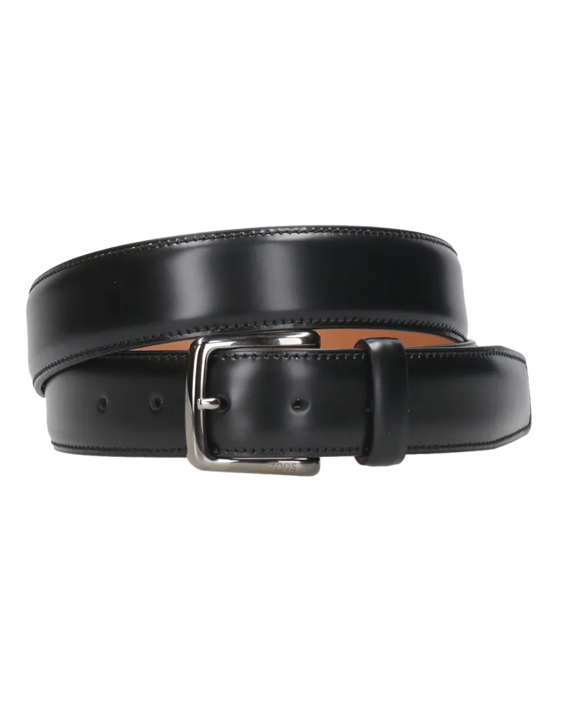 TOD'S Tod 's Gürtel schwarz Black
