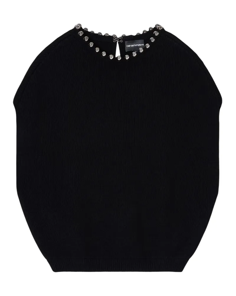 Emporio Armani Sweaters Schwarz Black