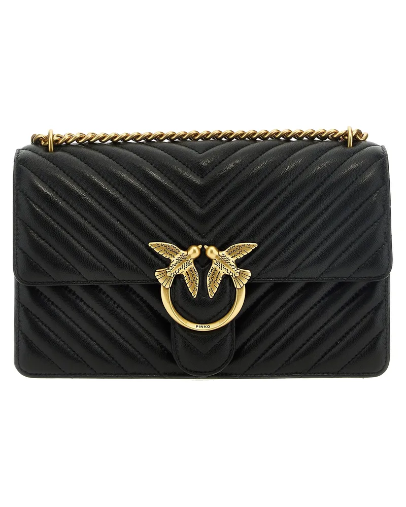 Pinko Classic Love Bag One' Crossbody Bag Schwarz