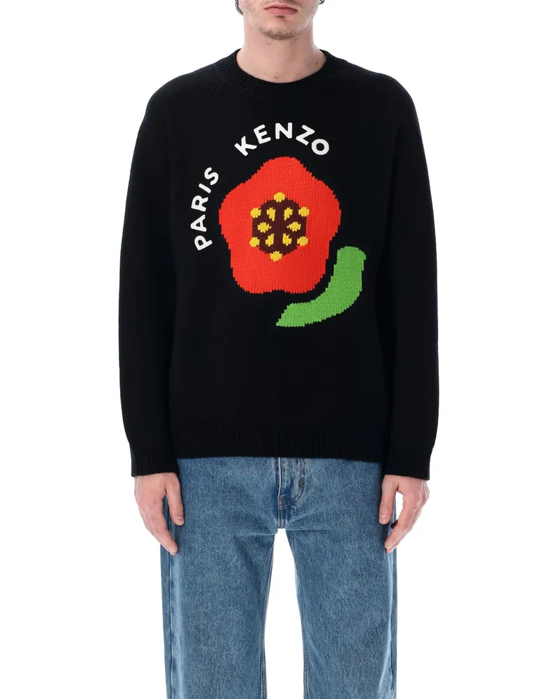 Kenzo Pullover schwarz Black