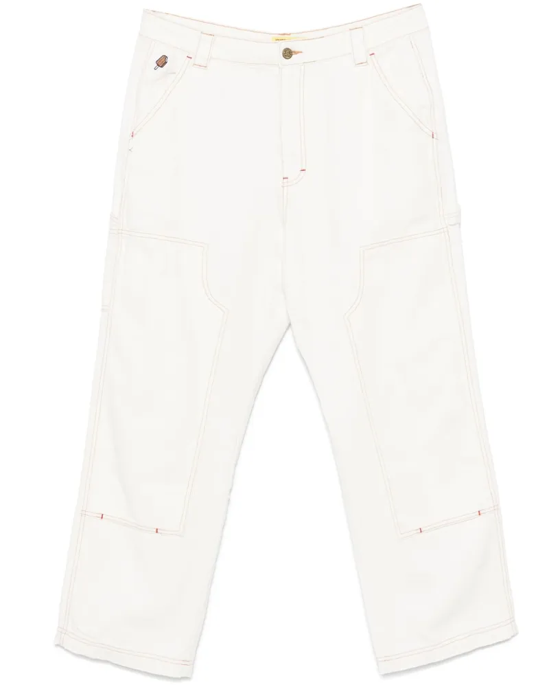 ICECREAM Canvas Carpenter Hose Beige