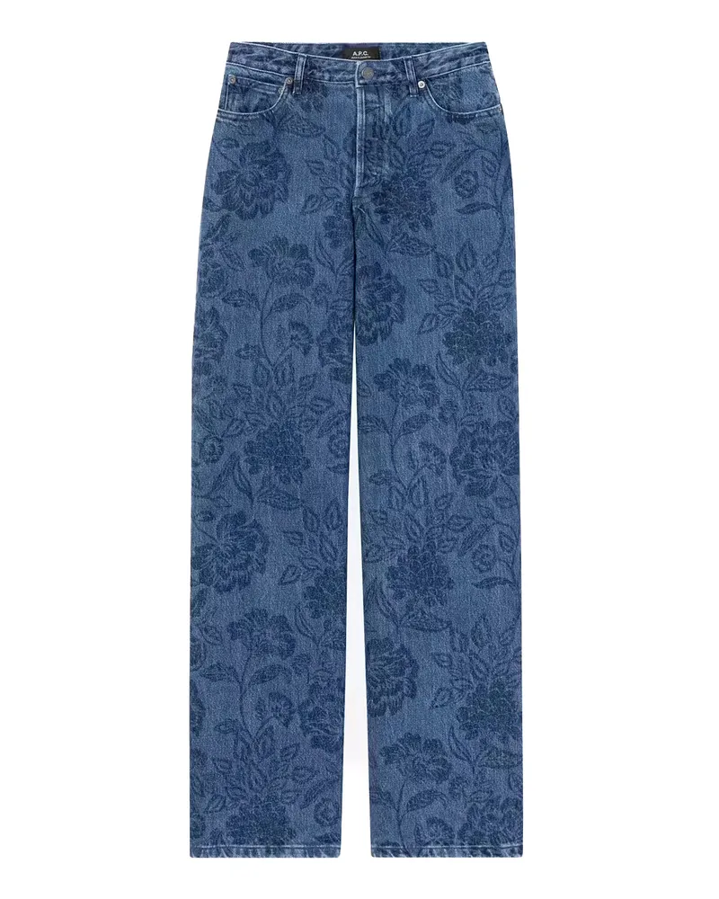 A.P.C. Hose blau Blue