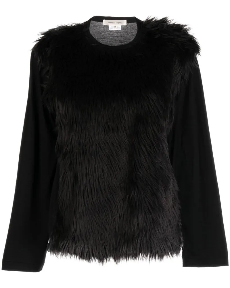 Comme des Garçons Comme des Garcons Faux Fux T -Shirt Black