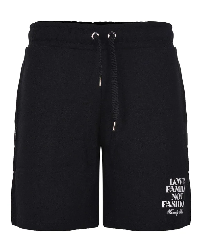 Family First Familien erste Shorts aus Baumwolle Black