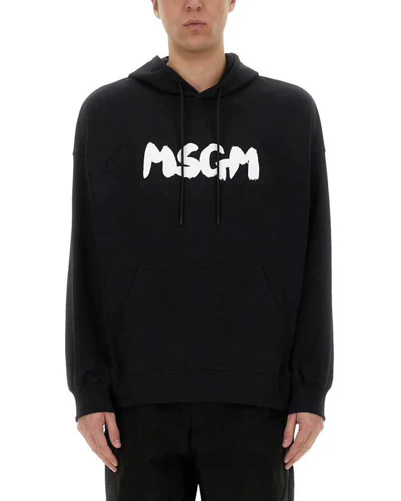 MSGM Hoodie Black