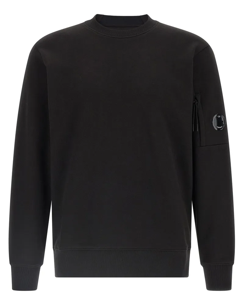 C.P. Company C.P. Firma 'Diagonal Erhöhte' Sweatshirt Black