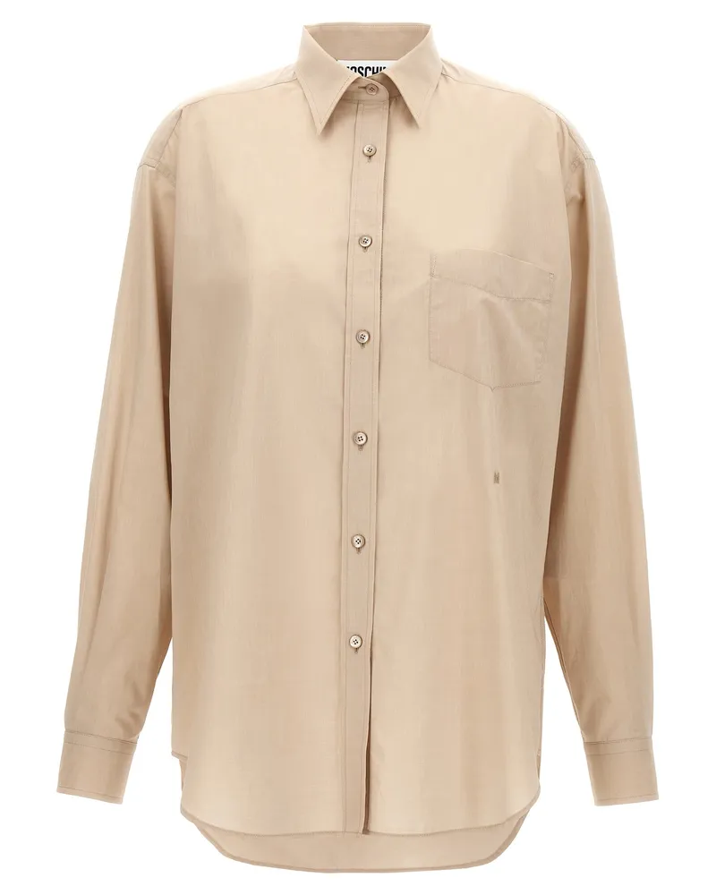 Moschino Baumwollhemd Beige