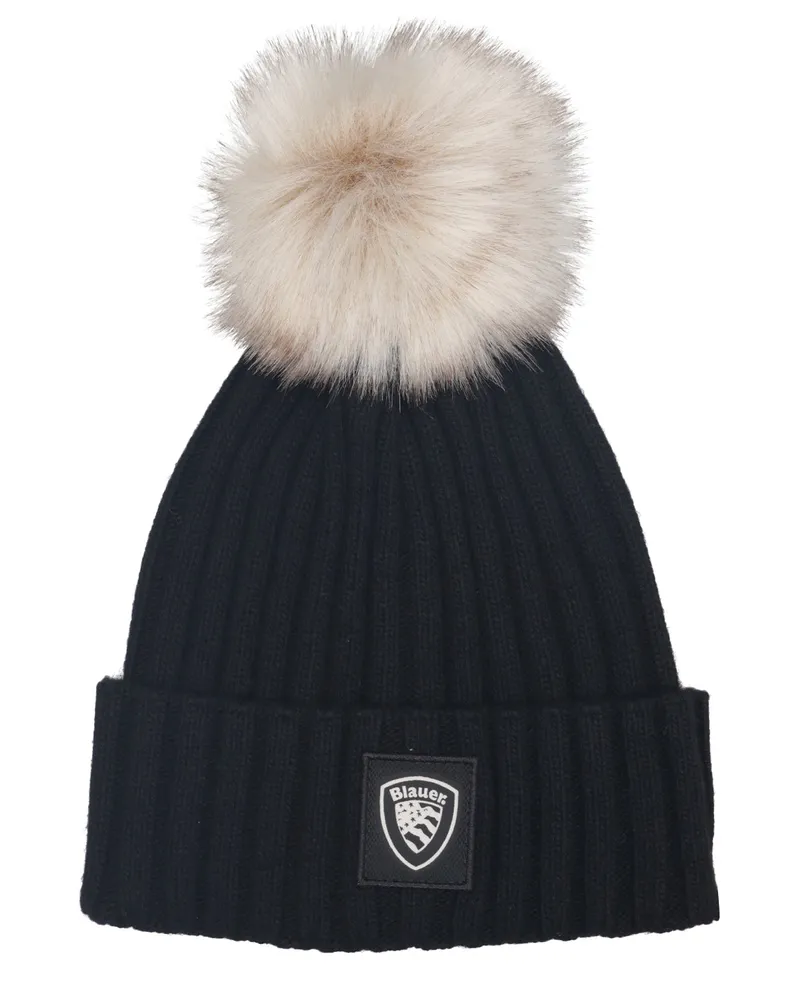 Blauer Hüte Schwarz Black