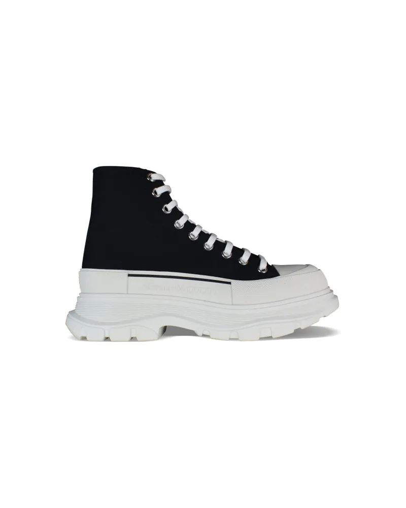 Alexander McQueen Alexander MC Queen Sneakers treten Slick auf Black