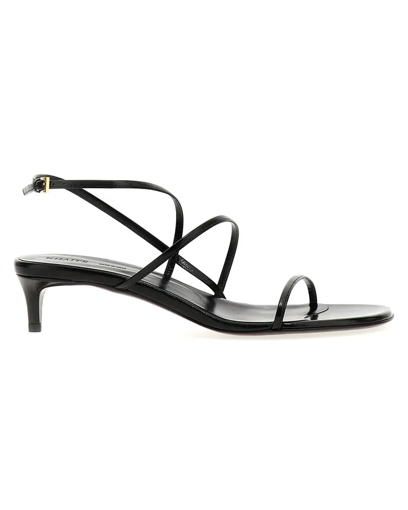 KHAITE Loop Kitten' Sandalen Black