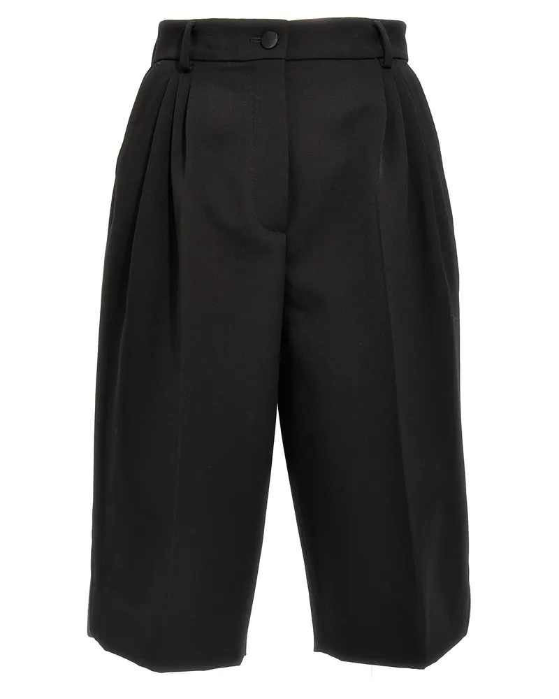 Dolce & Gabbana Tuxedo Bermuda Shorts Black