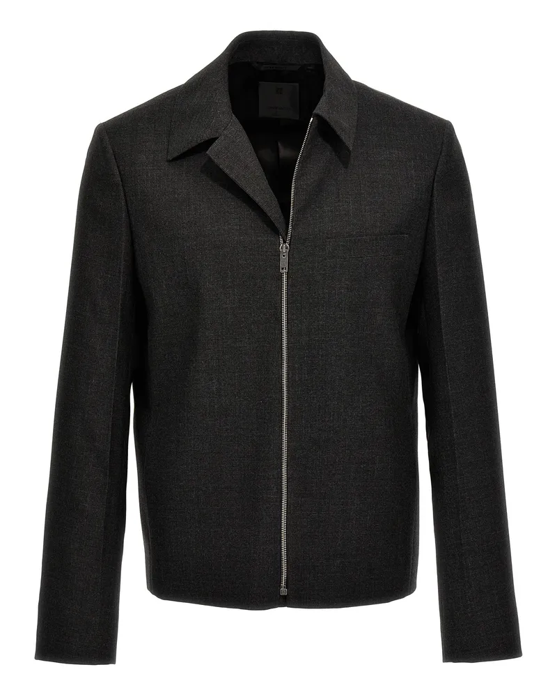 Givenchy strukturiert Blouson Gray