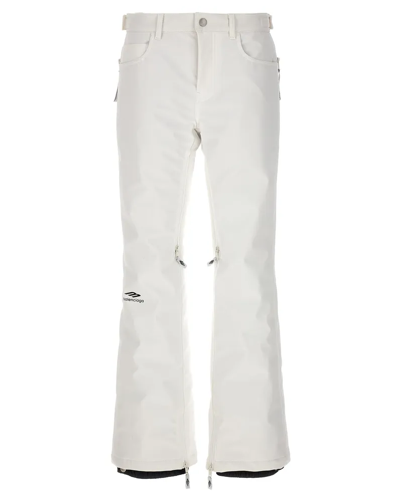 Balenciaga 5 Taschenki 3 B Sport Ikone' Hosen White