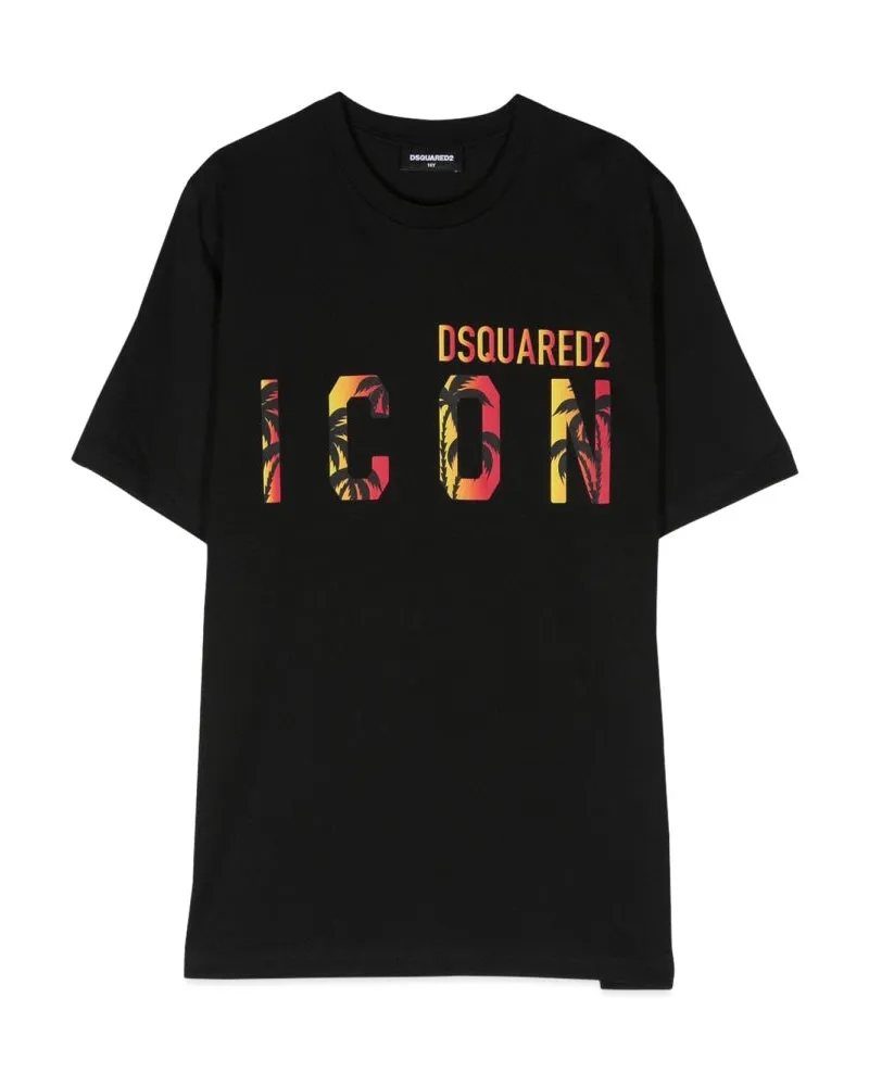 Dsquared2 MC Logo Icon T -Shirt Black