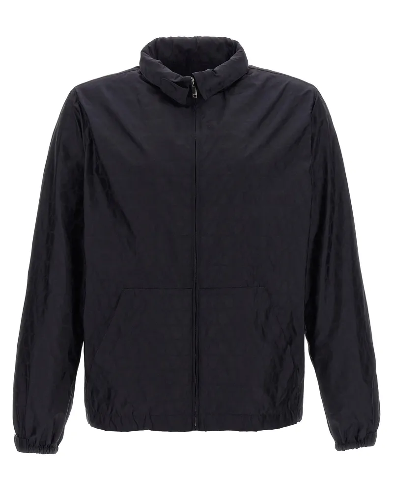 Valentino Garavani Valentino 'Toile Iconograph' Windbreaker Blue