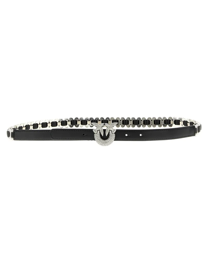 Pinko Love Birds' Gürtel Black