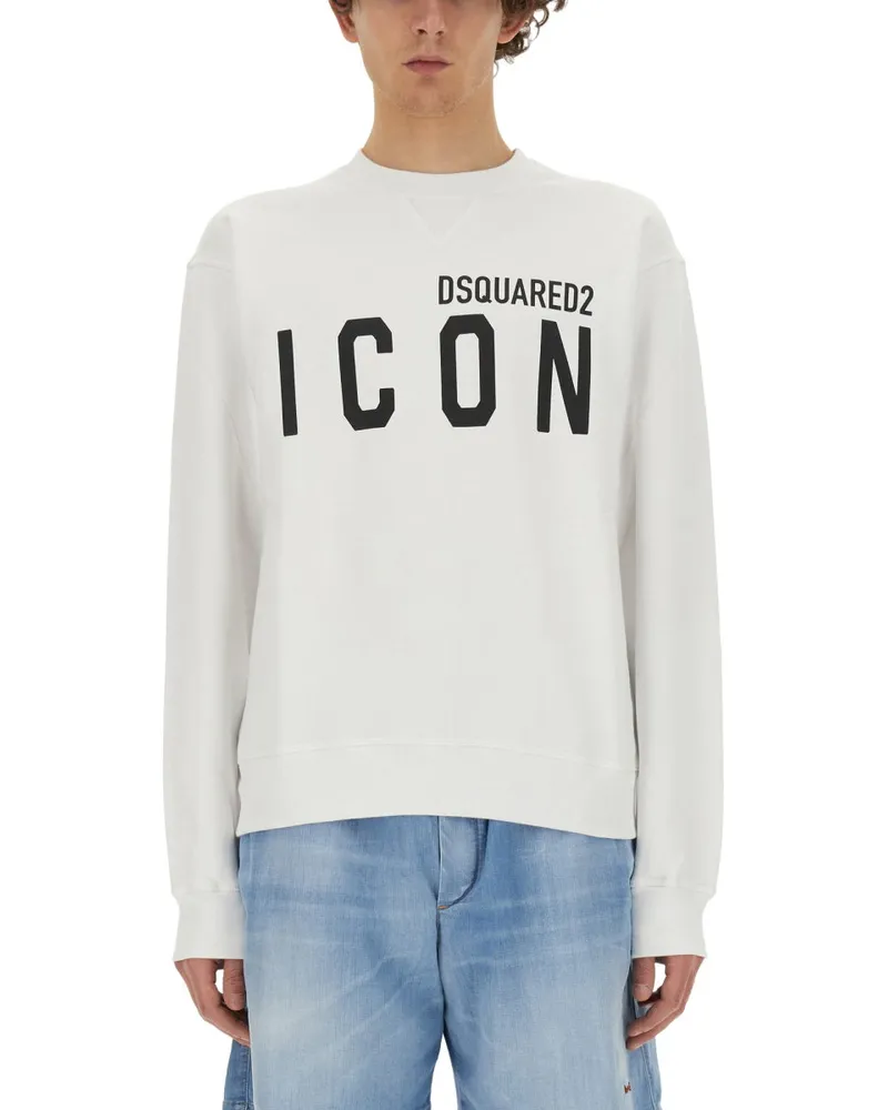 Dsquared2 Icon" Sweatshirt White