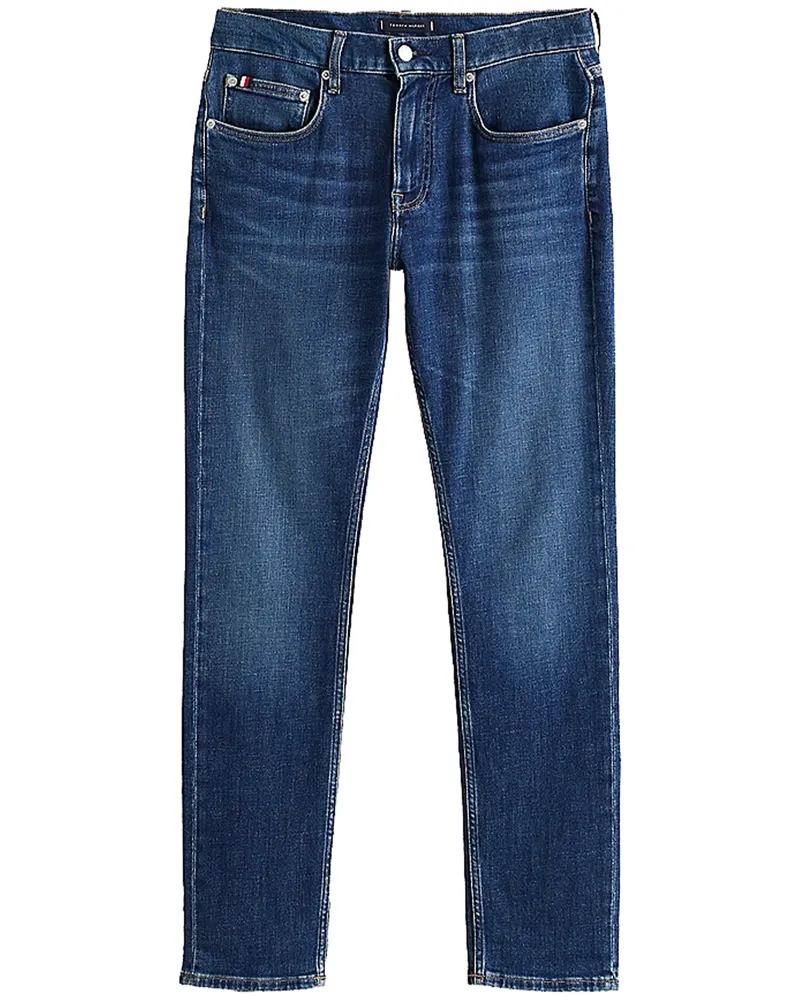 Tommy Hilfiger Straight Denton Jeans mit Schnurrbart Blue