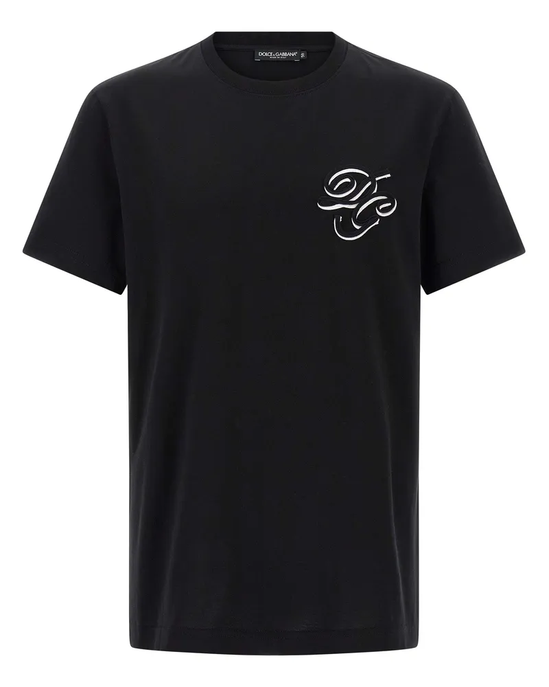 Dolce & Gabbana Double Sticker T -Shirt Black