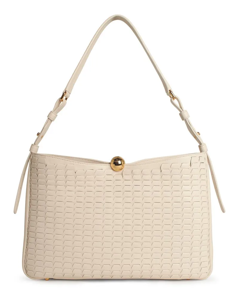 Furla Creme Lear Large 'sfera weicher' Tasche Cream