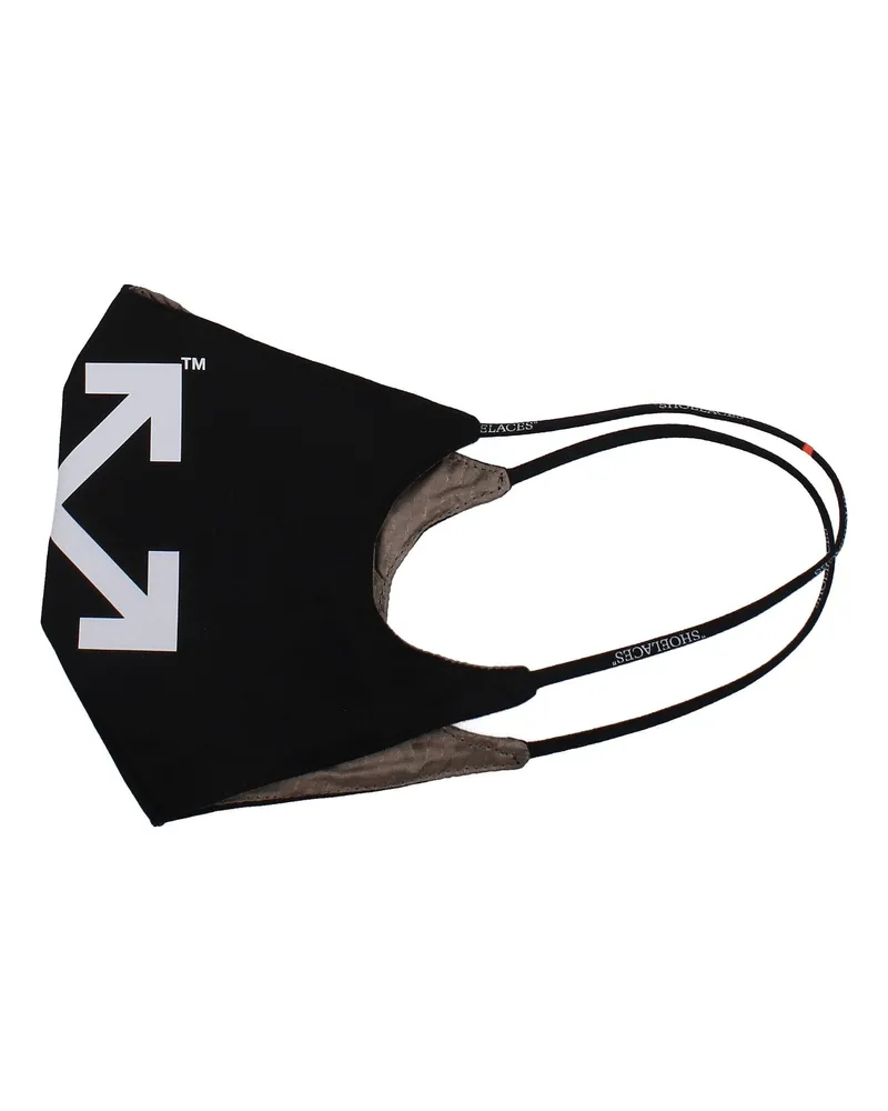 OFF-WHITE Off White Gesichtsmaske Herrens Baumwolle Schwarz -