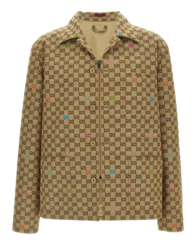 Gucci Mehrfarbige Fil-Coupé-Jacke Multicolor