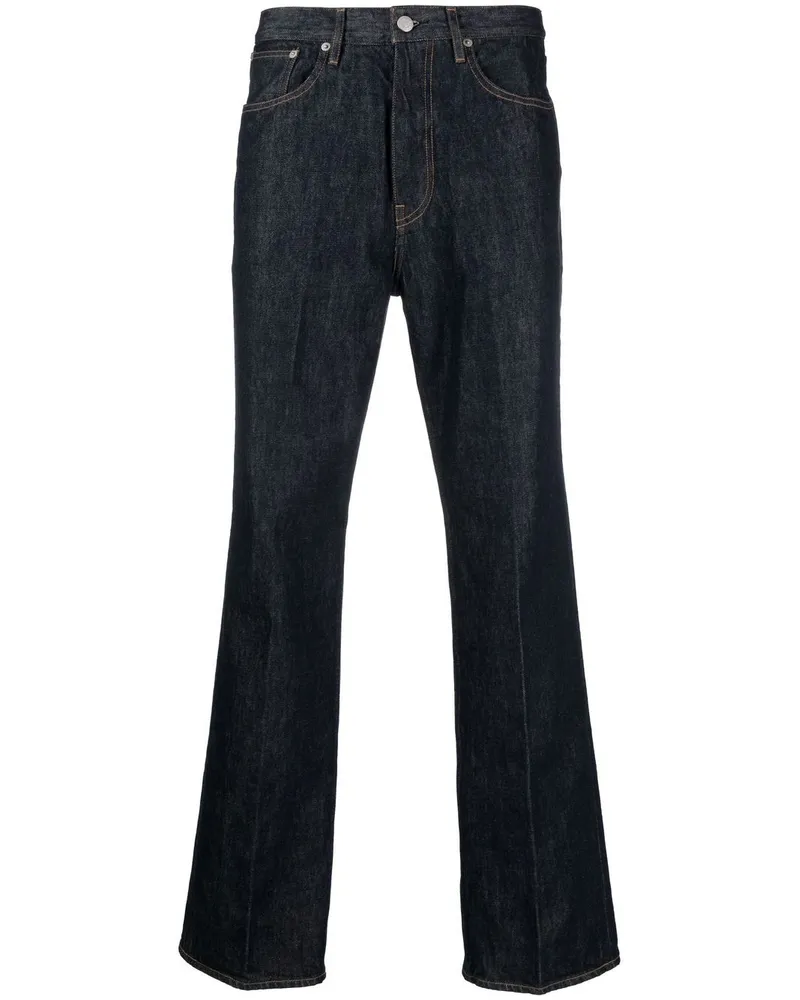 AURALEE Aalee Twist Denim -Baumwolljeans Blue