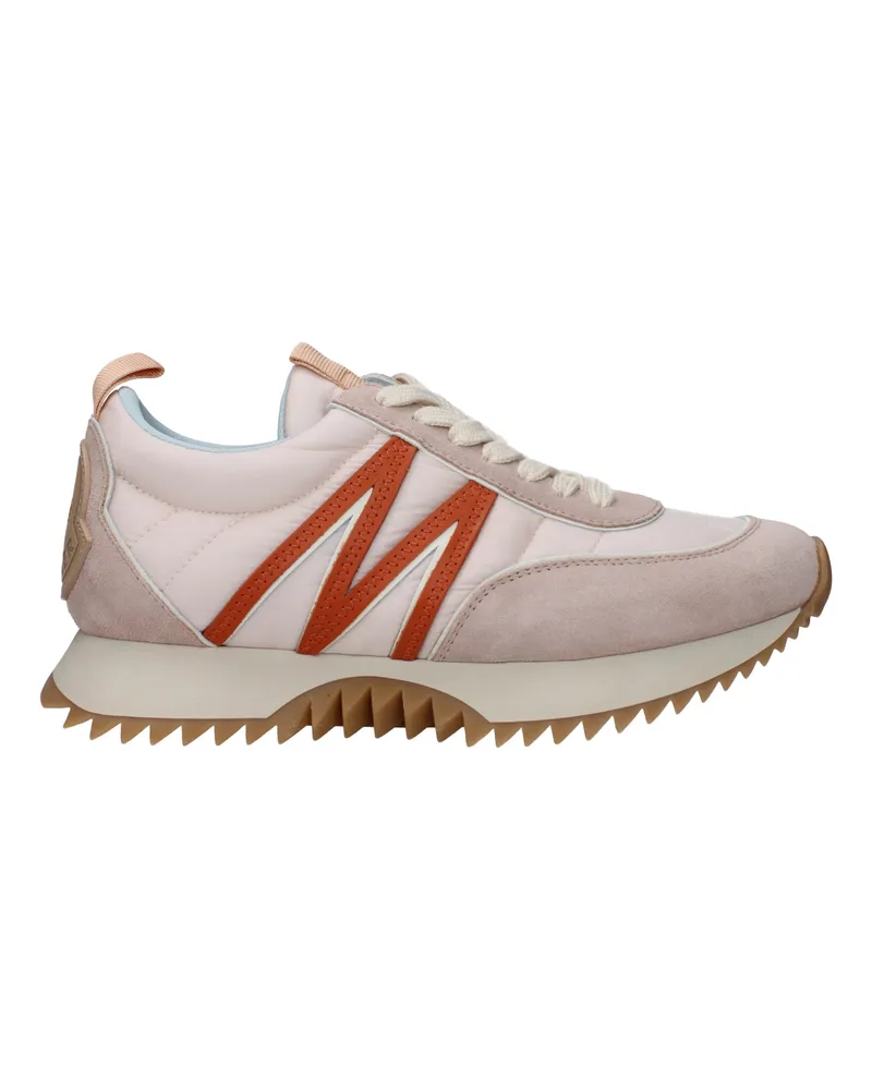Moncler Pacey Damens Sneakers aus rosa/pastellrosa Stoff -